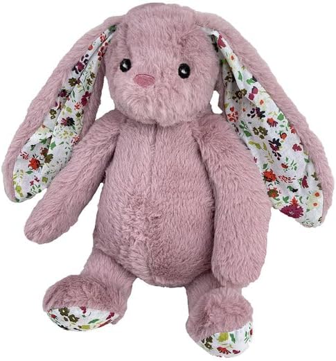 Pet Lou Promo Rabbit, 15-inch Height, Mauve Super Soft, Animal Plush Toys