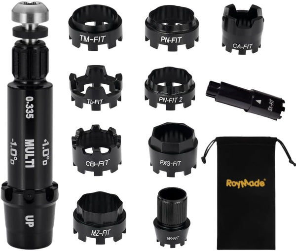 Golf Shaft All Fit Adapter Sleeve with 10pcs Rings for Titleist/Taylormade/Callaway/Ping/Cobra/Mizuno