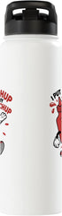 Funny Ketchup Themed Lover tee I Put Ketchup on my Ketchup Funny Ketchup kids Stainless Steel Insulated Water Bottle