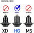 VG SPORTS 9 Speed Bicycle Cassette 11-25T/11-32T/11-36T/11-40T, Compatible with Mountain Bike/Road Bike Shimano Sram