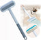 4 in 1 Pet Hair Remover Tool, 17-Inch Long Handle Brush for Deep Cleaning Carpet, Couch, Furniture