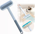 4 in 1 Pet Hair Remover Tool, 17-Inch Long Handle Brush for Deep Cleaning Carpet, Couch, Furniture