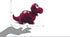 PetSport Naturflex Large Brontosaurus Latex Dog Chew Toy, All-Natural Soft Squeaky Rubber, Safe for Indoor Play