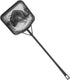 LOXGO Mutliple Type Portable Fishing Net with Long Handle Fish Tanks Landing Net Fish Tanks Tool for Cleanning Float