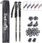 TheFitLife Nordic Walking Trekking Poles, 2 Sticks with Anti-Shock and Quick Lock System for Hiking