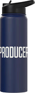Producer Gear Sets PRODUCER Text Design for Filming Stainless Steel Insulated Water Bottle