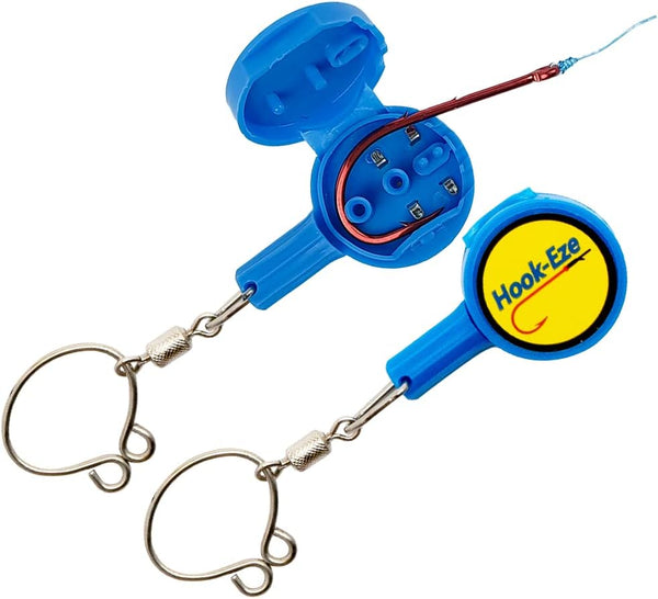 HOOK-EZE Fishing Knot Tying Tool | Easy Fishing Knots | Protect from Fish Hooks | Accessories for Beginner Anglers