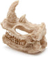 Driak 3pc Rhino Skull Resin Decor for Aquarium Fish Tank Reptile Terrarium Hideout Decorations
