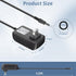 Aquarium Light LED Power Adapter AC 100-240V DC 12V 2A Replacement Power Supply Converter with Indicator Light