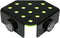 Magnetic Coral Frag Rack, Fluorescent Green Acrylic with 13 Holes, Safe Stable for Saltwater Aquarium and Fish Tanks
