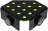 Magnetic Coral Frag Rack, Fluorescent Green Acrylic with 13 Holes, Safe Stable for Saltwater Aquarium and Fish Tanks