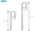 2PCS Glass U Shape Tube for Aquarium Air Pump, CO2 Diffuser Connect Tube for Fish Tank