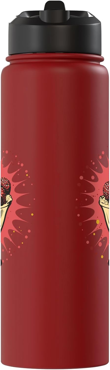 Ice Cream Shirts and Giveaways Ice Cream Cup Graphic Sorbet Stainless Steel Insulated Water Bottle