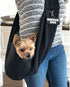 Small Service Dog Sling Carrier with ID Tag, EZ-Sling for Small Dogs, Includes Service Dog Law Handout Cards