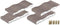Cat Scratcher 4 PCS Pad - Cardboard with Premium Reversible Scratch Textures, Durable Scratching Pad