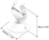 uxcell Aquarium Suction Cup Clips Airline Tube Holders Clamps for Fish Tank Clear 28.5mm 6Pcs
