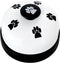 Pet Training Bell, 1 Pack Call Bell for Dog or Cat, 2.83 Inch Diameter with Metal Construction in White