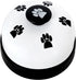 Pet Training Bell, 1 Pack Call Bell for Dog or Cat, 2.83 Inch Diameter with Metal Construction in White