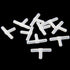10pcs 3 Way Air Line Connector Aquarium Fish Tank Airline Tee Valve Pump Tube, White
