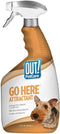 OUT! PetCare Go Here Attractant Indoor and Outdoor Dog Training Spray, 32 oz, House-Training Aid