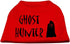Halloween Pet Dog & Cat Shirt Screen Printed, Ghost Hunter, Red 2XL (20-25 lbs.)