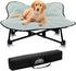 Portable Elevated Bed, Folding Pet Cot for Indoor, Outdoor, Traveling, Camping, Raised Travel Lounger for Dogs, Cats,