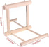 Bird Mirror Wooden Hanging Swing Interactive Play Toys for Small Parrots, 2 PCS Accessories
