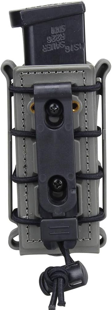 IDOGEAR 9mm Mag Pouches, Soft Shell Tactical Magazine Pouch for Belt