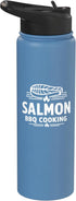 Seafood Salmon BBQ Master Chef Salmon BBQ Cooking Seafood Grill Stainless Steel Insulated Water Bottle