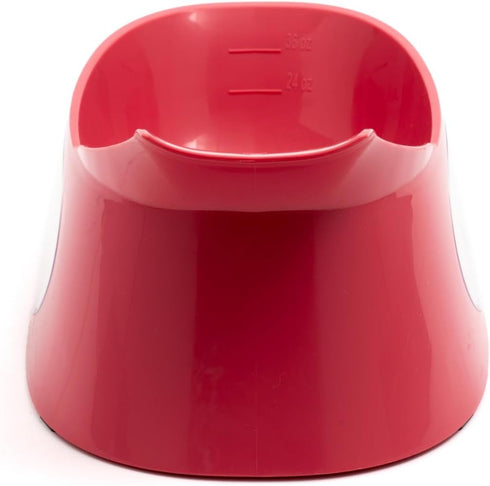 Lixit Ergonomic Bowls for Dogs with Long Ears (Coral, Large)