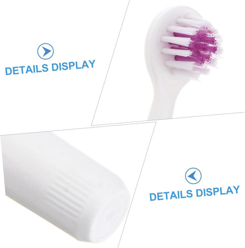 2 Pack FOMIYES Electric Pet Toothbrush Safe Gentle on Gums Portable for Travel Dog Oral Care Random Color