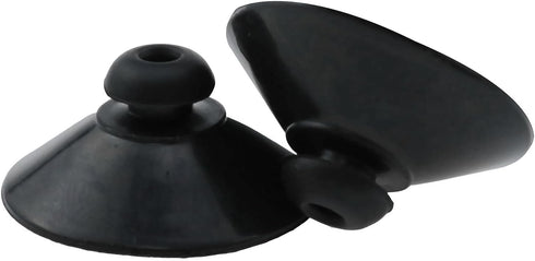 Fish Tank Suction Cup Clips Black Sucker Clips Aquarium Suction Cup Clips Fish Tank Attachments for Tank Pump, Overhead Line Tube,etc. (28mm/1.1inch)-12PCS