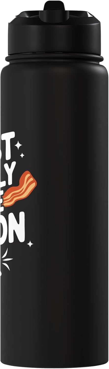 Bacon Meat Breakfast Bacons Bacon I Just Really Like Bacon Ok Stainless Steel Insulated Water Bottle