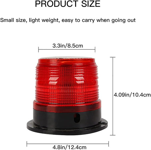 DYK&NX LED Anchor Light of Marine Boat Yacht Navigation with Solar Charging, PC Material, Waterproof and Dustproof