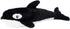 ZippyPaws Jigglerz Tough Stuffing Squeaky Plush Dog Toy, Ocean Themed Killer Whale