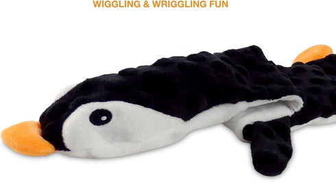 Bow Wow Squeaky Penguin Dog Toy - 24 Inches for Tug, Fetch & Teasing