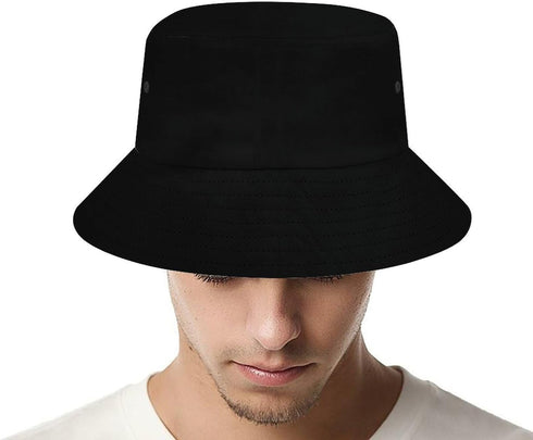 40 Custom Bucket Hat, Design Your Own Text, Personalized Fishermans Cap, Colors