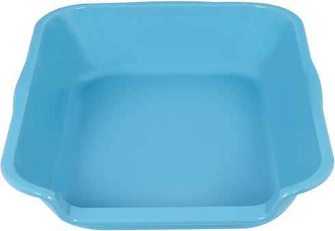 Blaucasa 2 Pack 20" 15" Extra Large Dog Litter Box Pan Tray (ABS Material), Low Entry Jumbo Senior Litter Boxes