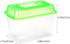 POPETPOP Plastic Fish Bowls 5pcs Small World Habitat Portable Clear Plastic Tank Handheld Aquariums Box Hamster Case with Handle for Small Critters and Creatures Reptile