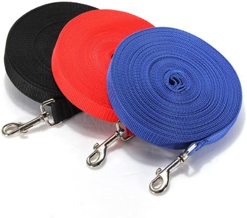 Long Leash, 5FT/1.5M, Dog Obedience Recall Training Agility Lead, Blue, for Training, Play, Camping