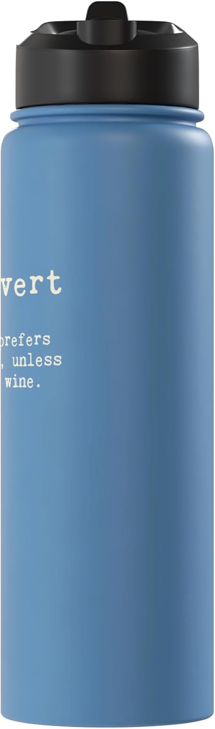 Wine Drinker Humor Tee Winery Life Wine Sommelier Sommelier Wine-Trovert A Person Who Perfer Wine Over People Stainless