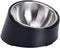 SuperDesign Mess Free Slanted Bowl for Dogs and Cats, Tilted Angle Non-Skid Dog Feeder, Easier to Reach Food
