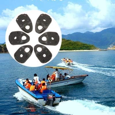 Lixada 6pcs Nylon Single Eyelet Tie Down Loop Safety Anchor Deck Fitting for Kayaking Canoeing Rafting