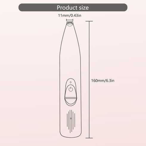 NuanZHIY Trimmers Trimmer Quiet Electric Pet Clippers with Ceramic Cutting Body for Dog Paws Hair Maintenance Dog Cats
