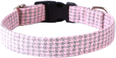 Love Dream Dog Collar Bow Tie, Soft & Comfy Adjustable Collar for Small, Medium, and Large Dogs (M, Pink)
