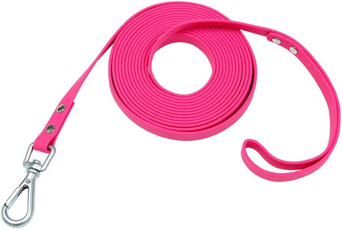 Long Dog Leash for Outdoor Recall Training, Waterproof Lead for Beach, Camping, Play, or Backyard Use