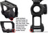 okyass 1.54''/1.93" T2 Height Heightening Bracket Scope Mount for Tactical Red Dot Sight QD Scope Riser Mount