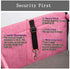 Pet Car Seat, Sturdy Reinforced Structure with Shortened Leash, Waterproof Thick Soft Fleece Pad for Small Pets