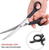 Set, 2-Piece Chibuy Professional Dog Grooming Scissors Kit with Round Tip Safety Scissors, Straight Cut & Curved