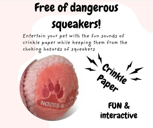 NOZES & TOZES Plush Pig Dog Toy | Dog stuffies for Large Dogs Dog Enrichment Toys for Large Dogs | Dog Toys Without